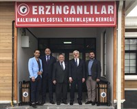 Ankara Erzincanlılar Kalkınma ve Sosyal Yardımlaşma Derneğine Ziyaret. 