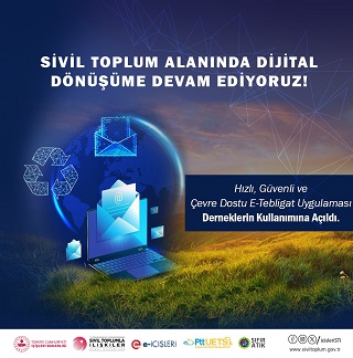 E-Tebligat Uygulaması Derneklerin Kullanımına Açıldı