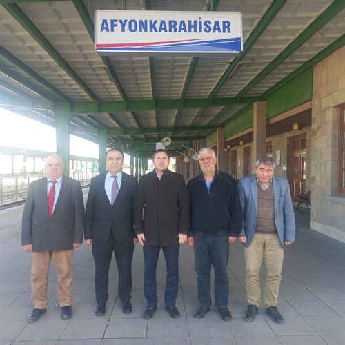 Afyon Demiryolu Çalışanları Yardımlaşma ve Dayanışma Derneği Ziyareti
