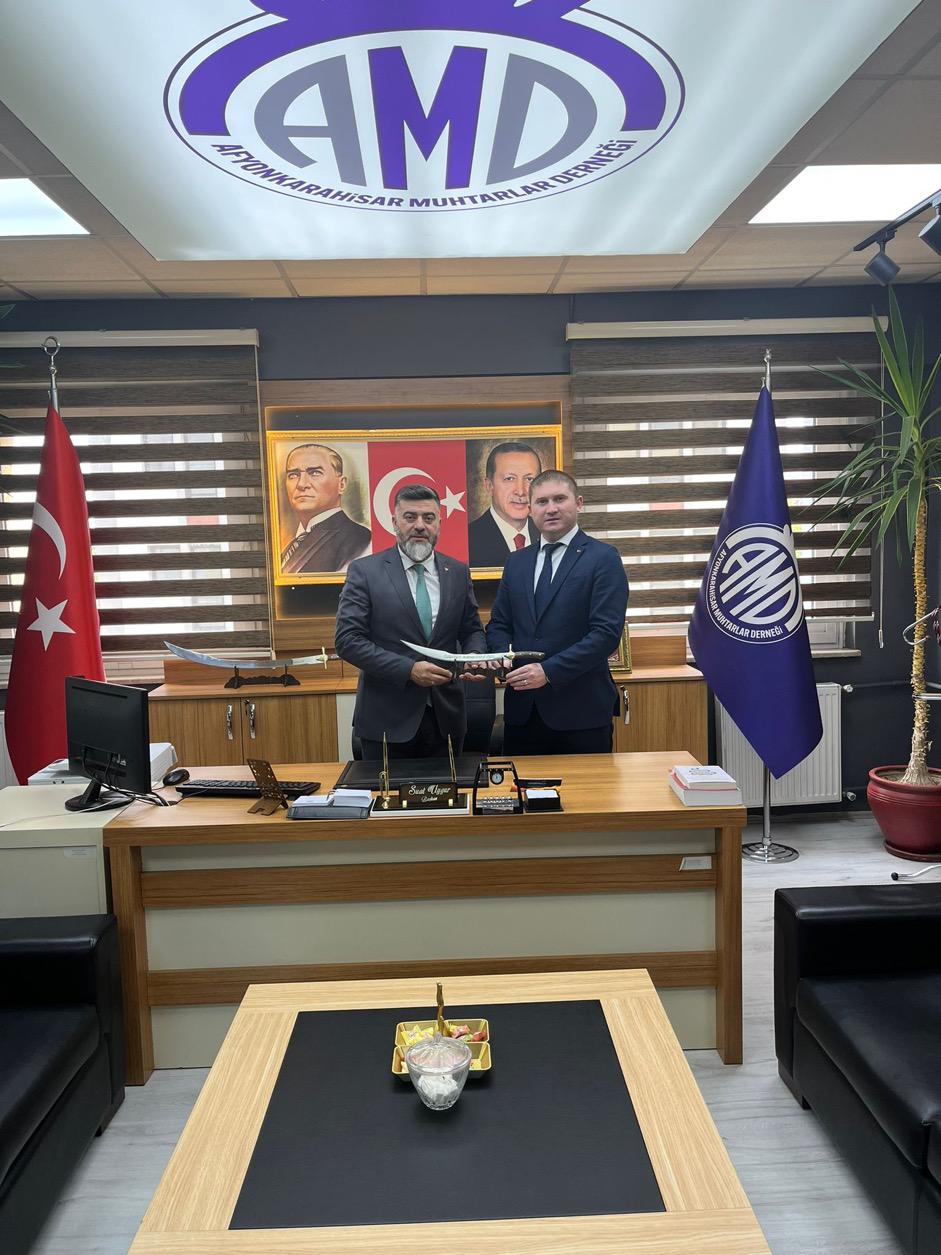 Afyonkarahisar Muhtarlar Derneğine Ziyaret