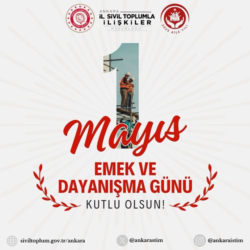 1 Mayıs Emek ve Dayanışma Günü Kutlu Olsun..
