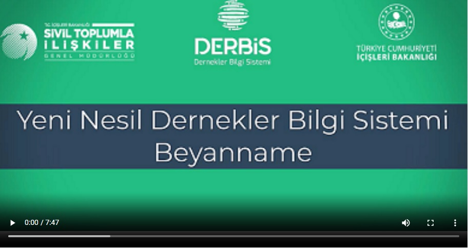 Yeni nesil DERBİS eğitimleri yayınlanmıştır