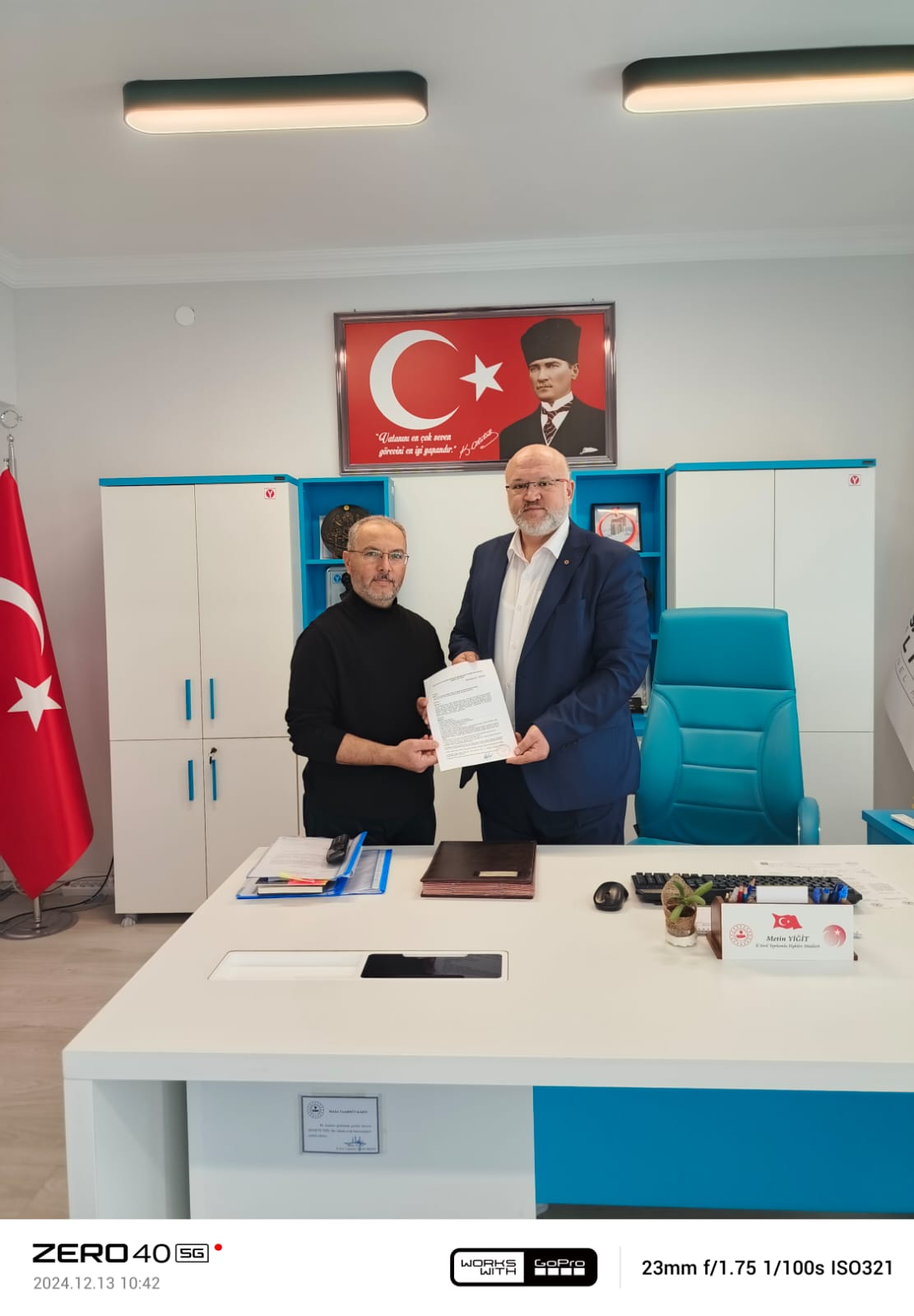2024 YILI PROJE DESTEĞİ ALAN DERNEKLE PROTOKOL İMZALANDI