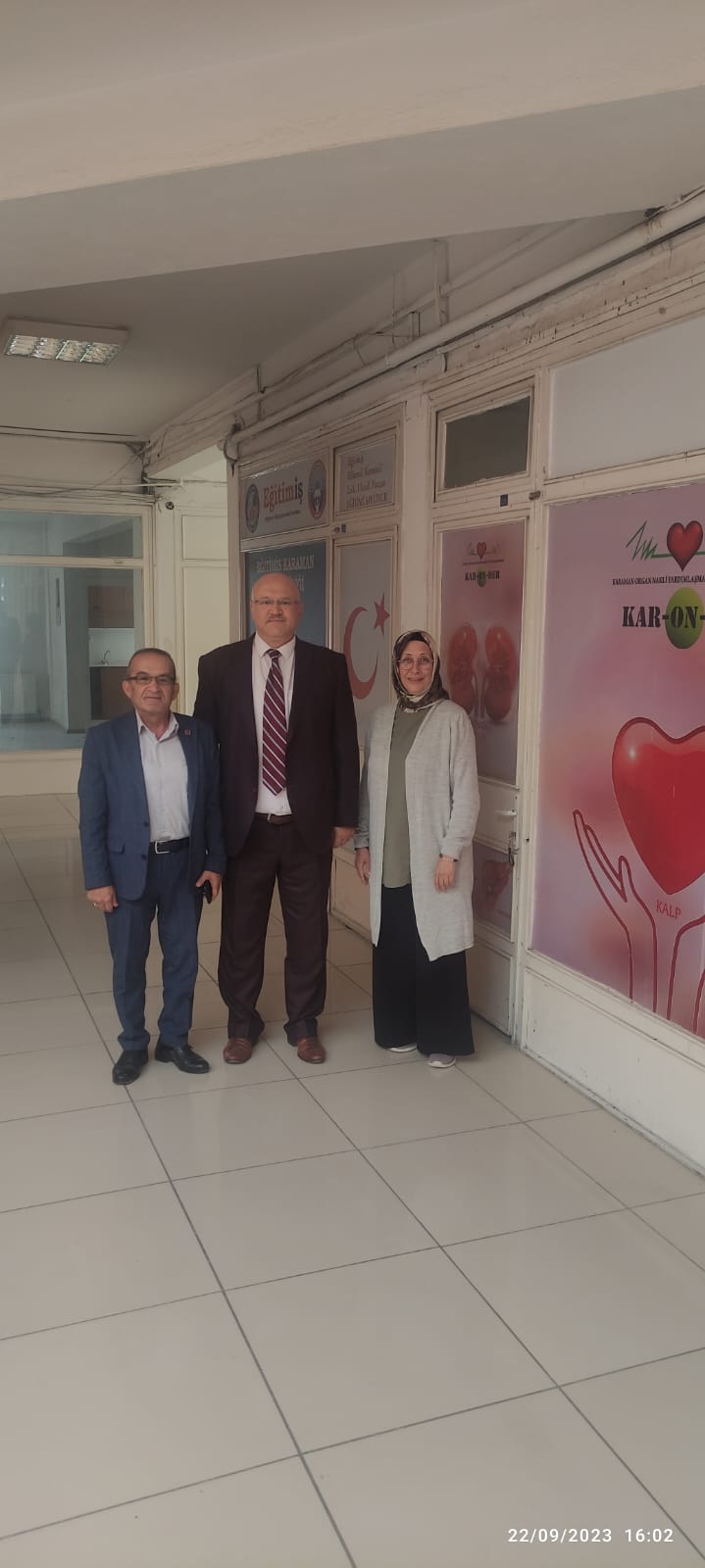 YENİ KURULUAN DERNEĞE ZİYARET