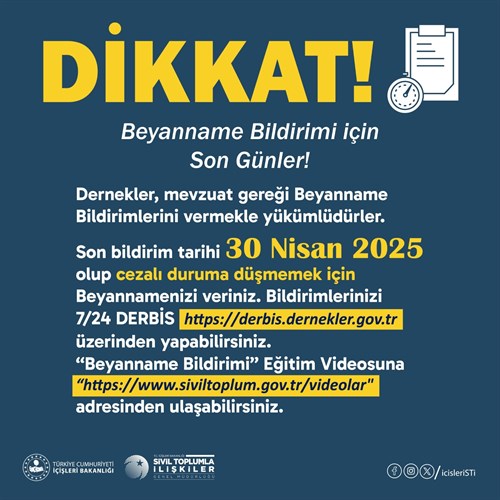Beyanname Bildirimi