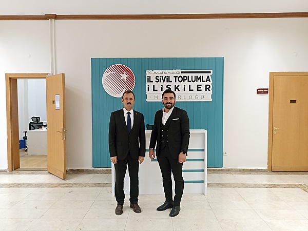 Türkiye Yeşilay Cemiyeti Malatya Şubesi Başkanı Sayın Burak ATA'nın İl Müdürlüğümüzü Ziyareti
