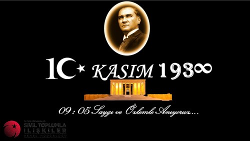 Gazi Mustafa Kemal ATATÜRK' ü Saygı ve Özlemle Anıyoruz