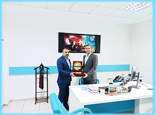 Büyükşehir Belediyesi Afet İşleri ve Göç Hizmetleri Daire Başkanı Sayın İbrahim KARATÜME'den Müdürlüğümüze Nezaket Ziyareti