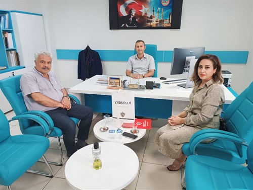 YDS Eğitim Kurumları İdarecilerinden Müdürlüğümüze Nezaket Ziyareti