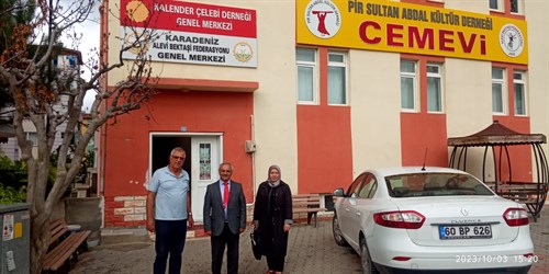 Pir Sultan Abdal Kültür Derneği Tokat Şubesi,  Karadeniz Alevi Bektaşi Federasyonu ve Kalender Çelebi Derneğine  Ziyaret
